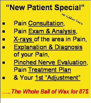 new patient special